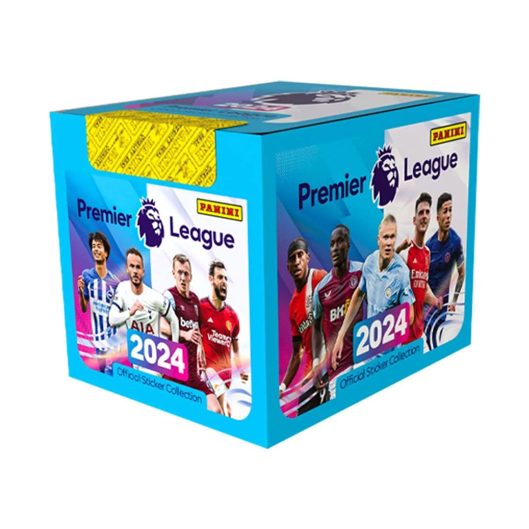 Premier League 2024 Official Sticker Set Display Box 50 Packs