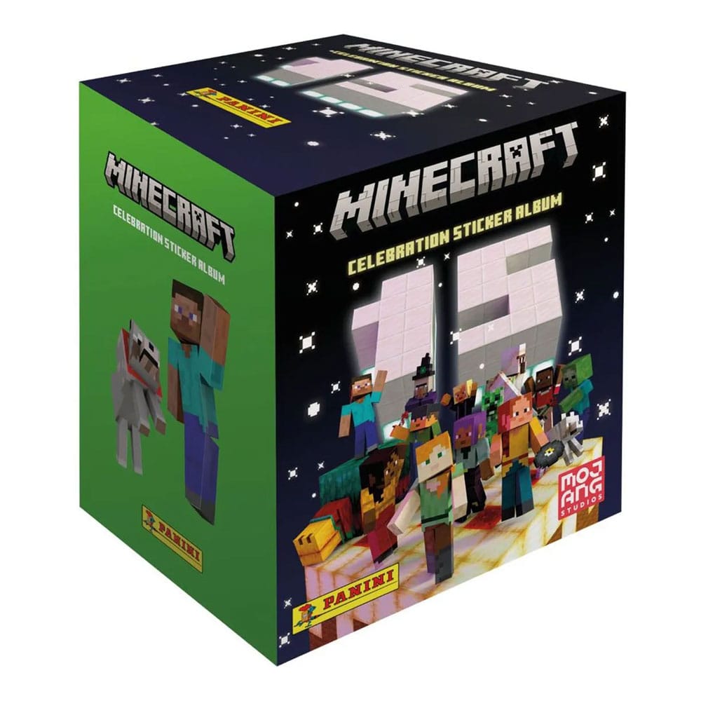 Minecraft 15th Anniversary Celebration Sticker Collection Display Box 36 Packs