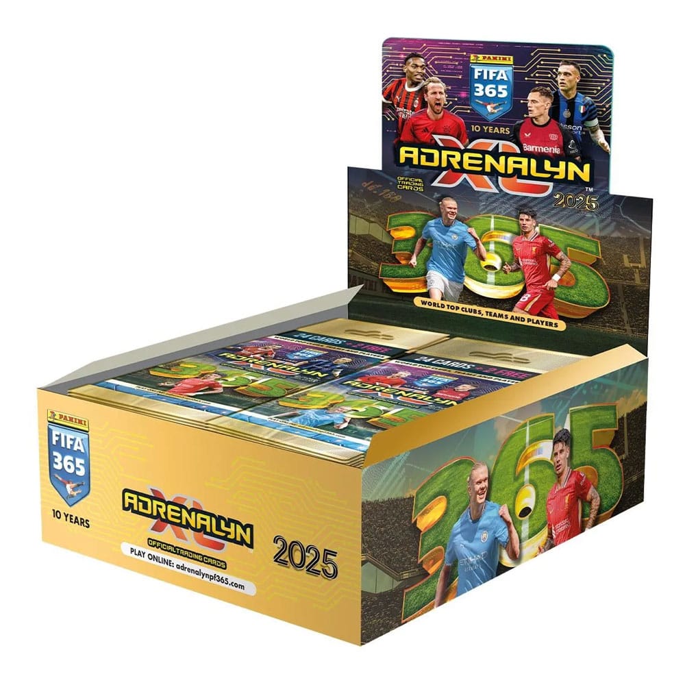 Panini FIFA 365 Adrenalyn XL 2025 Fat Pack Display 10 Units