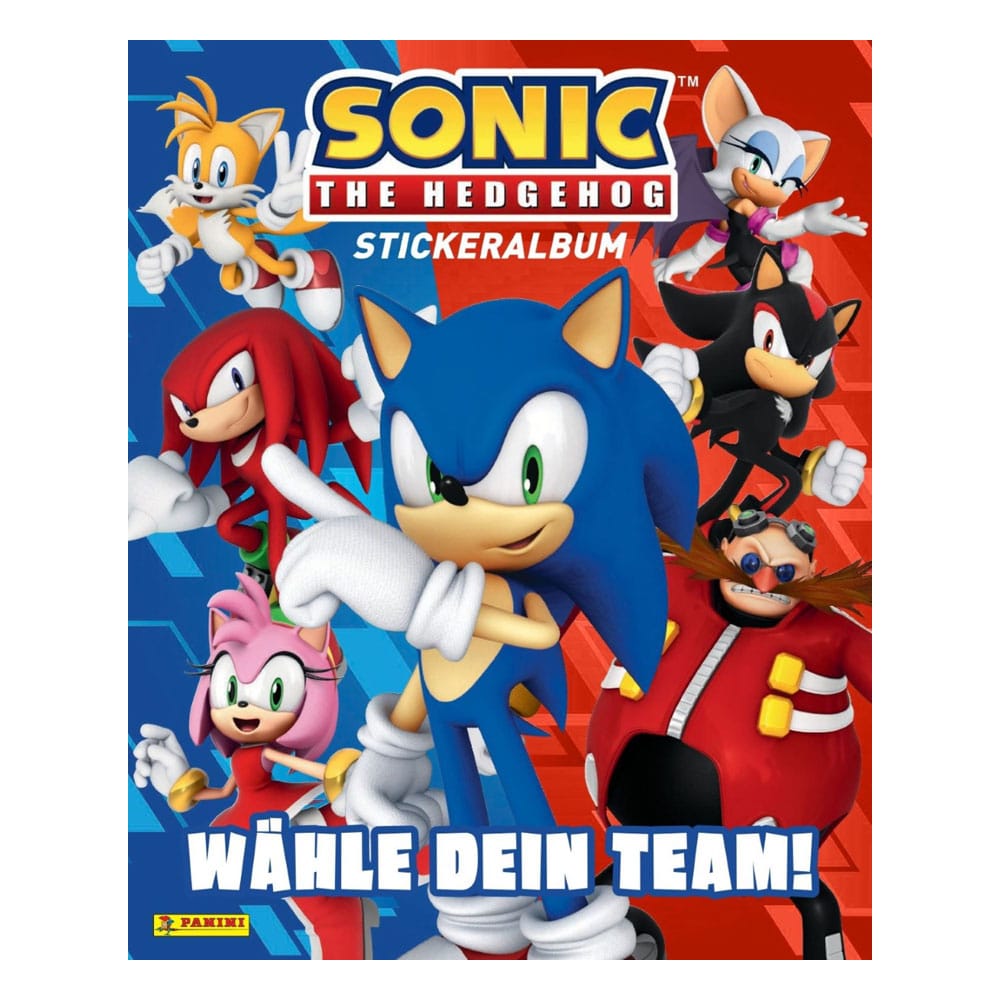 Sega Sonic Hedgehog German Edition Sticker Album Collection