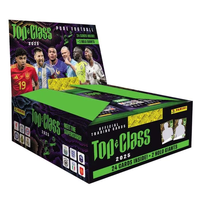 FIFA Top Class 2025 Trading Cards Fat Packs Display 10 Packs