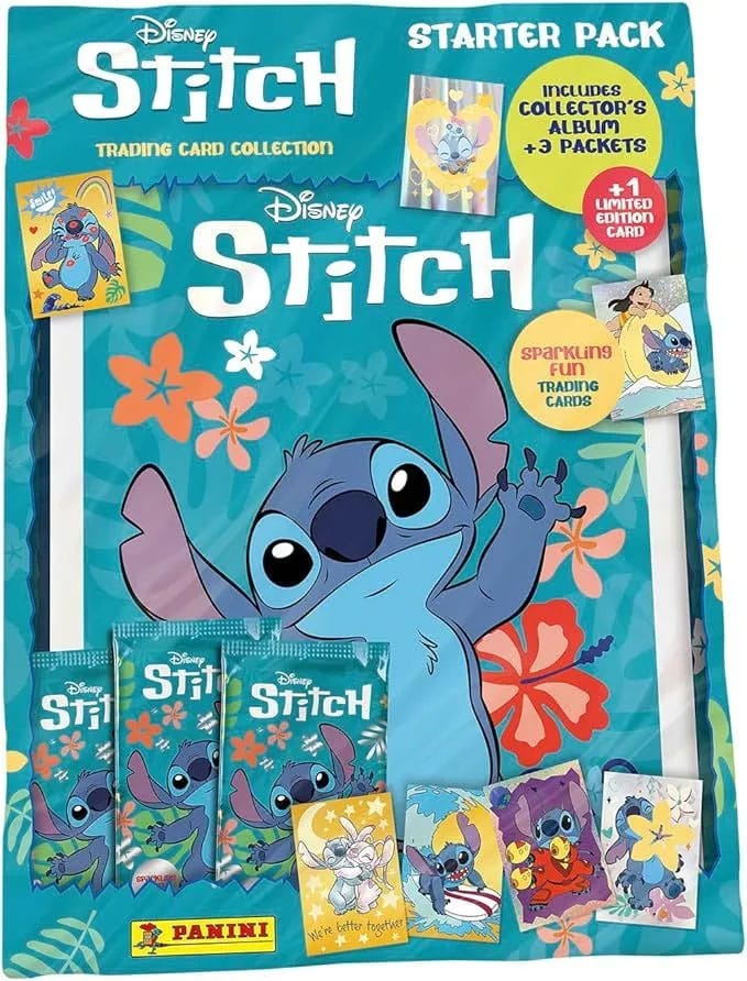 Stitch Trading Cards Starter Pack German Edition