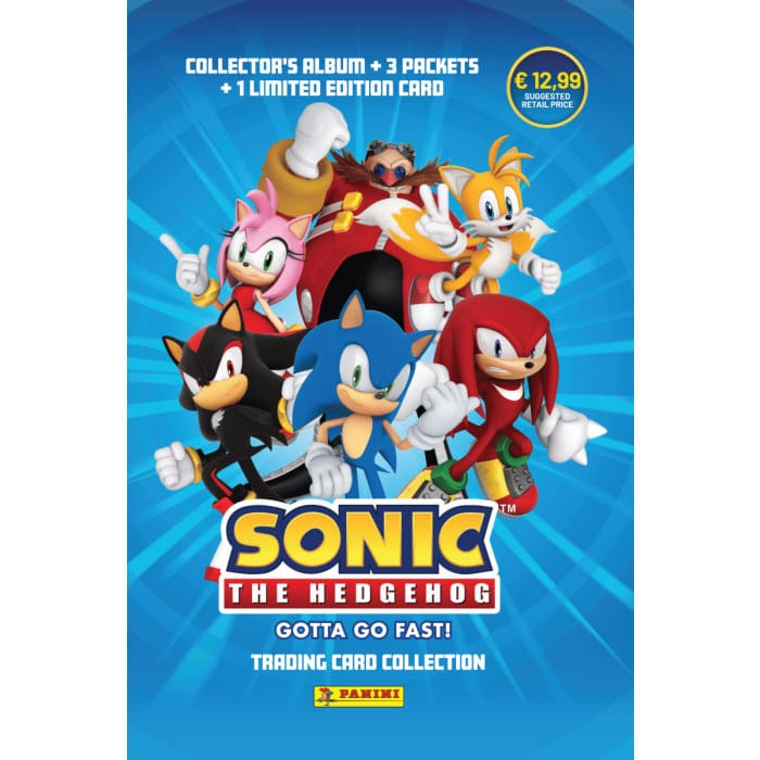 Sonic The Hedgehog Gotta Go Fast Trading Cards Starter Pack German Version