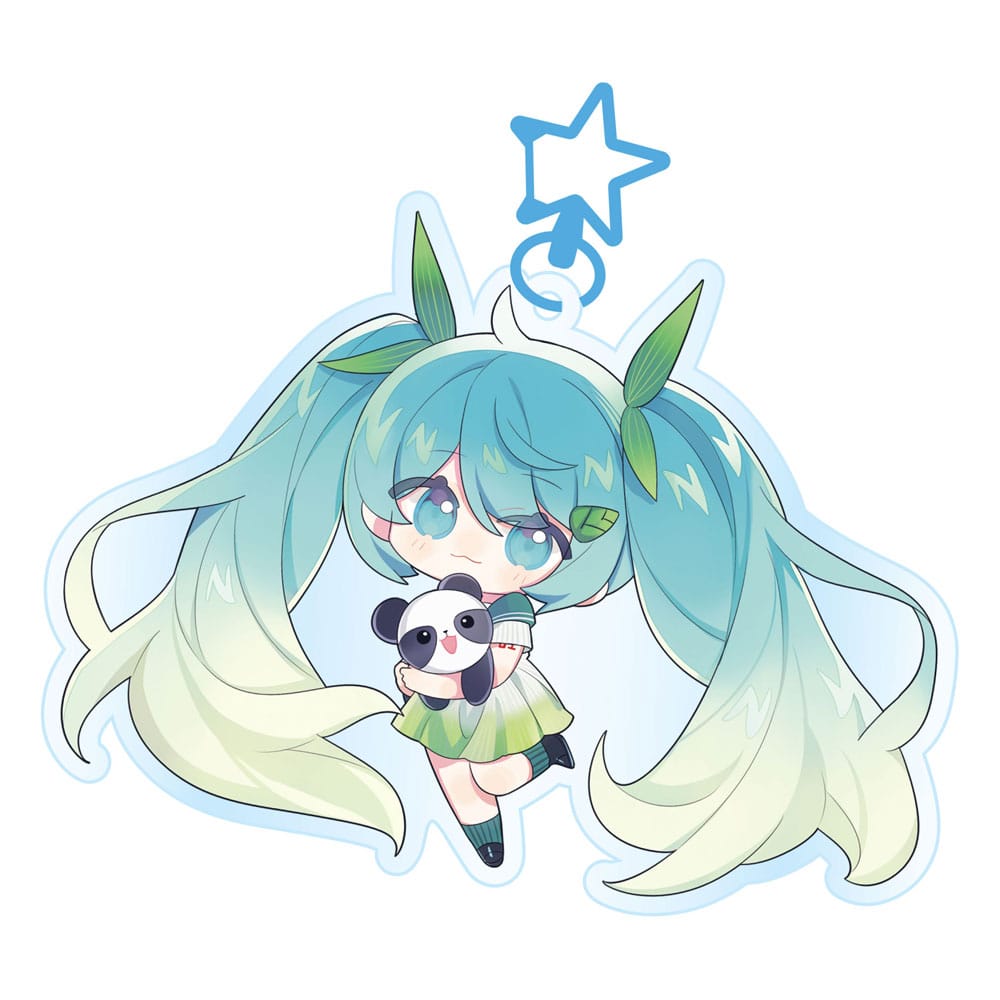 Hatsune Miku Kawaii Spring Time Acrylic Keychain