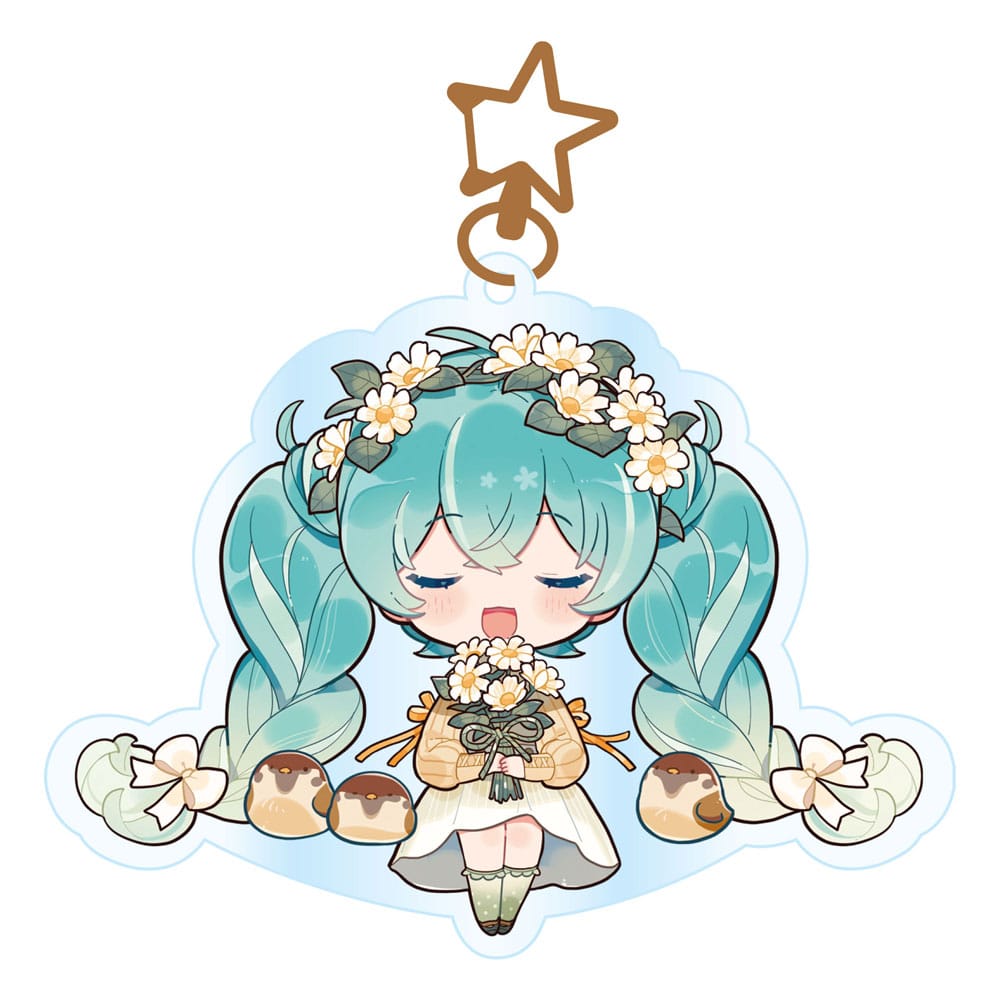 Hatsune Miku Autumn Time Kawaii Series Acrylic Keychain