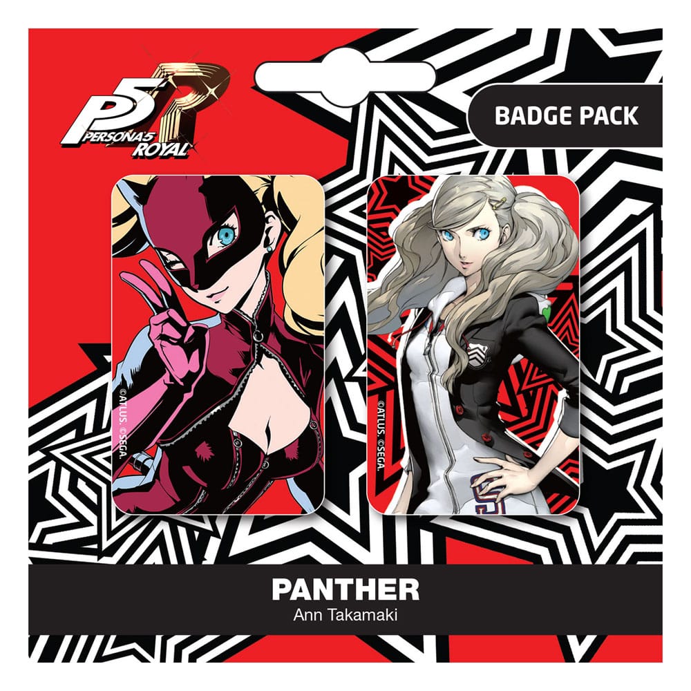 Atlus Persona Five Royal Pin Badges Two Pack Set B