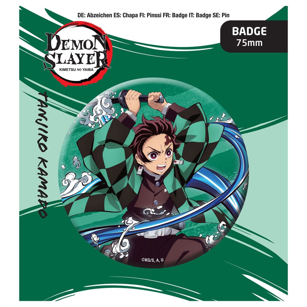Demon Slayer Kimetsu no Yaiba Tanjiro Kamado Pin Badge