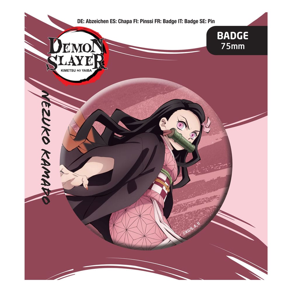 Demon Slayer Kimetsu no Yaiba Nezuko Kamado Pin Badge