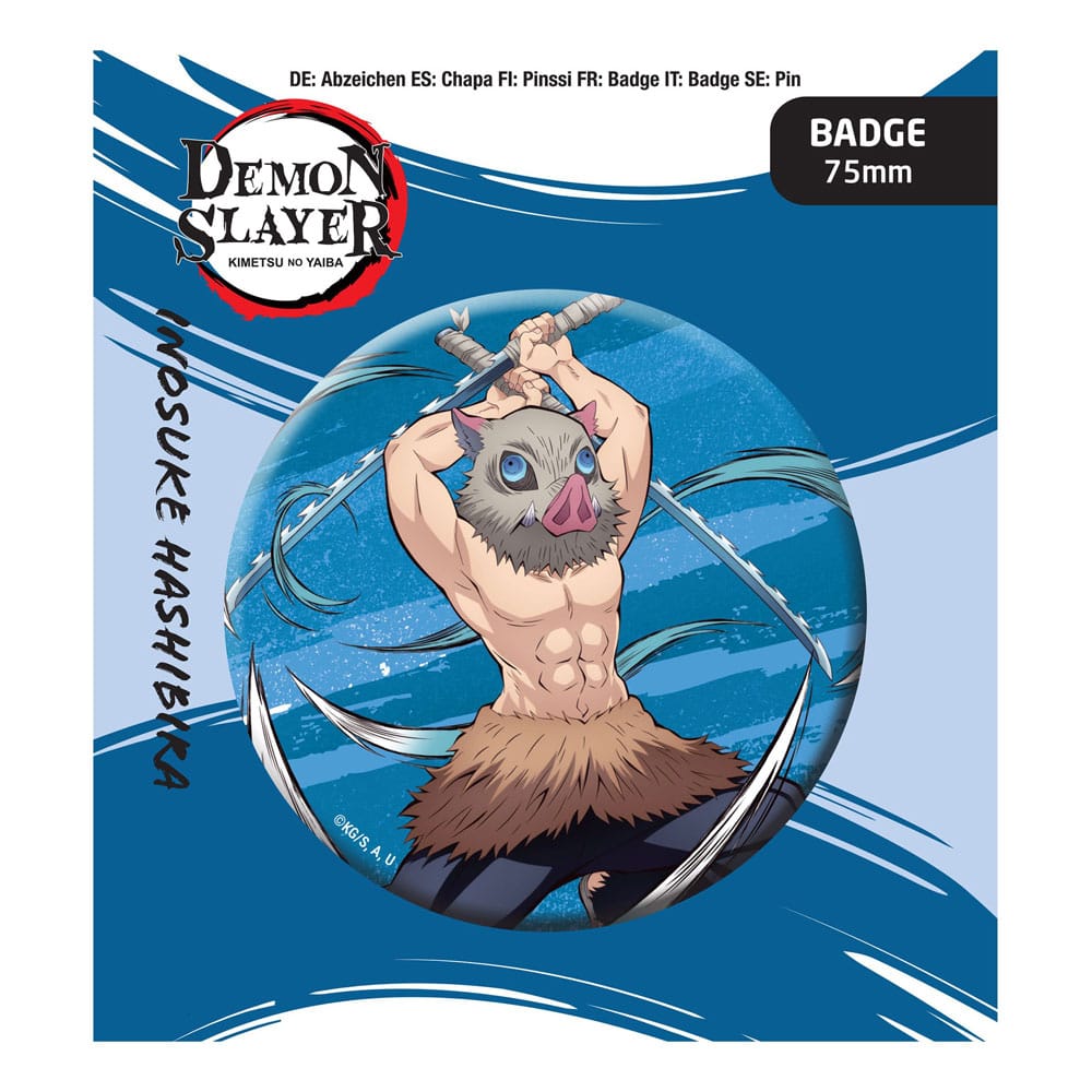 Demon Slayer Kimetsu no Yaiba Inosuke Hashibira Pin Badge