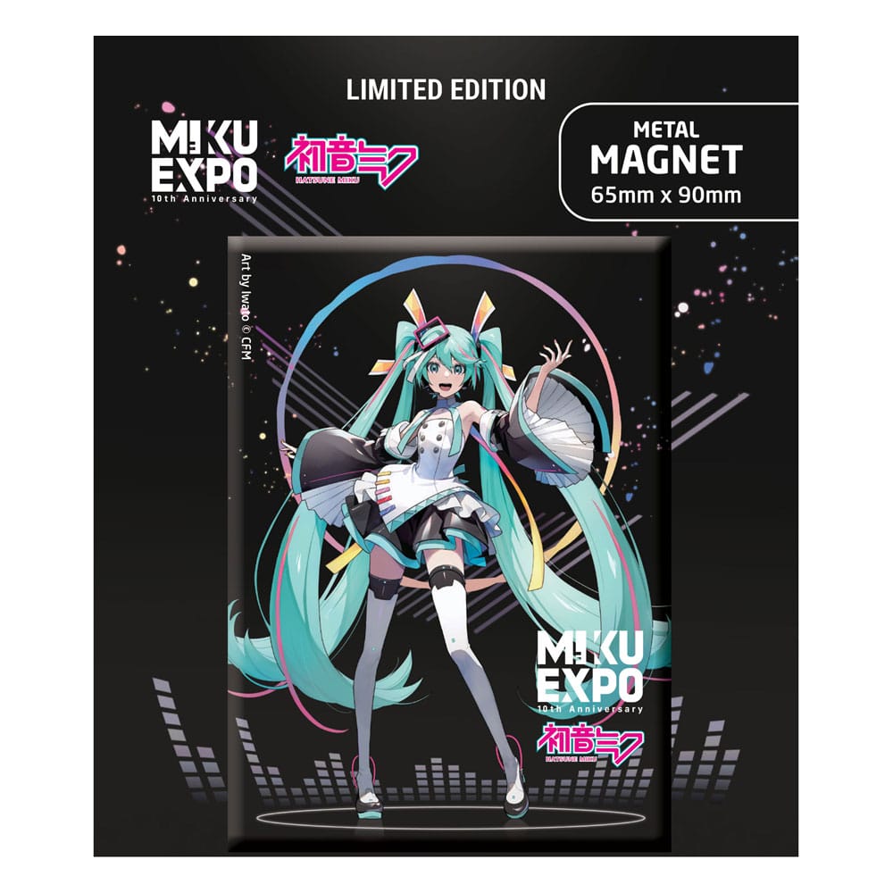 Crypton Future Media Hatsune Miku Miku Expo 10th Anniversary Fridge Magnet (Iwato Art Ver.