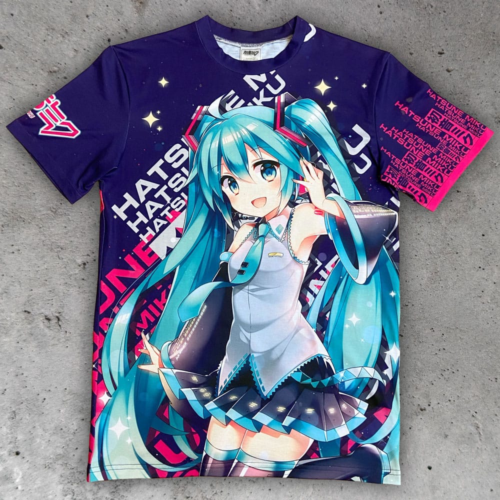Hatsune Miku Expressive Vibes T-Shirt Size XL