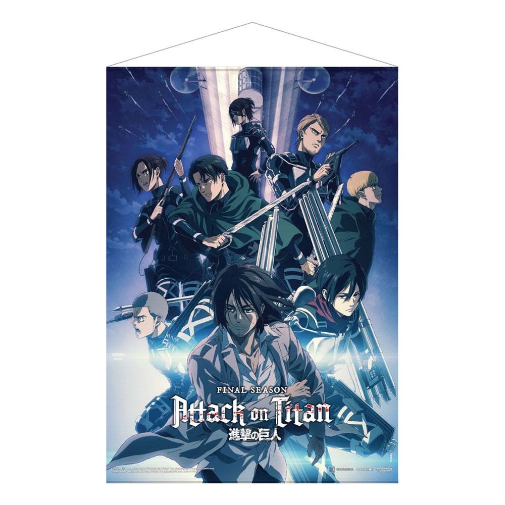 Kodansha Attack on Titan The Final Season Wallscroll Part One Key Visual 50 by 70 Centimeters