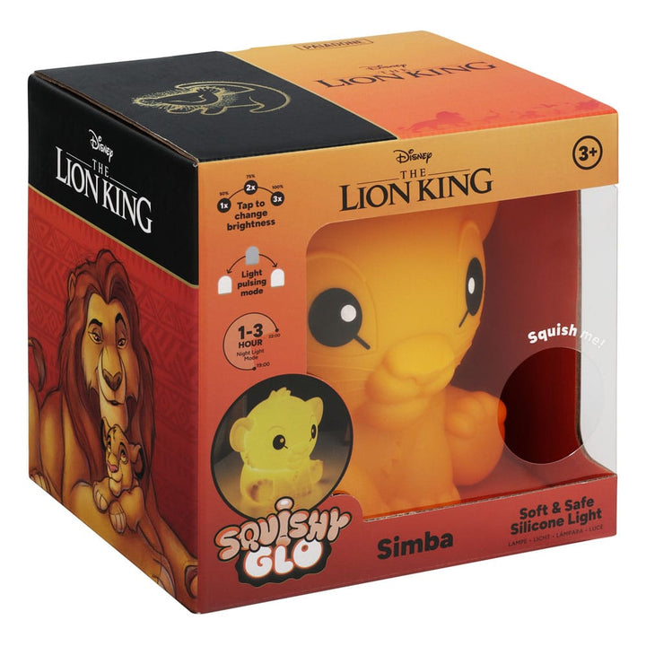 Disney Simba The Lion King Squishy Glo Silicon Light 15 cm