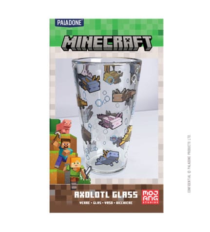 Minecraft Axolotl Pint Glass
