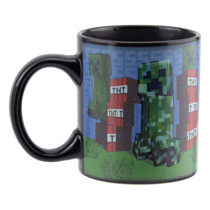 Minecraft Creeper Heat Change Mug