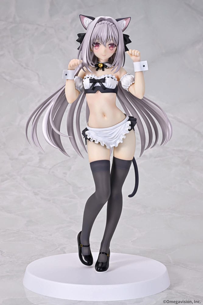 Tsuki ni Yorisou Otome no Sahou Luna Sakurakouji Cat Maid PVC Statue 1 6 Scale 26 cm