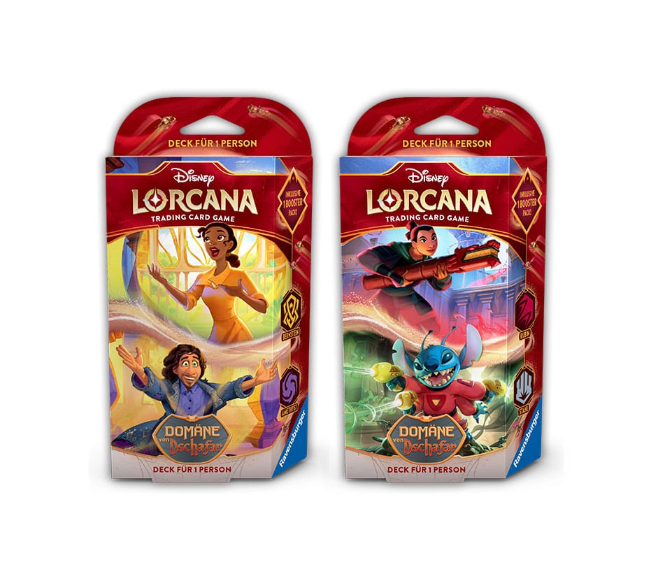 Disney Lorcana TCG Reign of Jafar Starter Decks Display 8 Packs English Edition