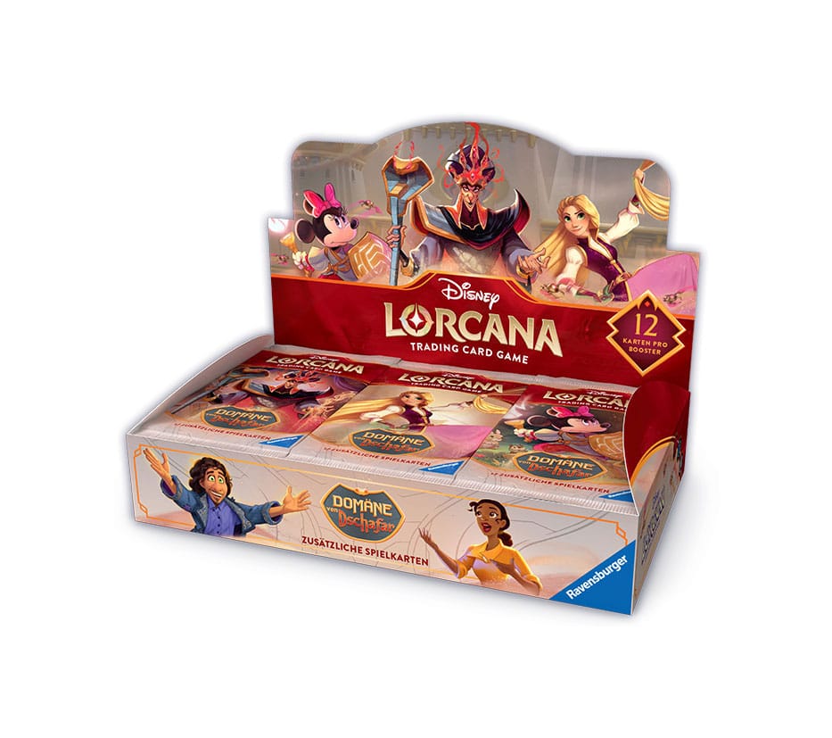 Disney Lorcana TCG Domäne von Dschafar Booster Display 24 Packs German Edition