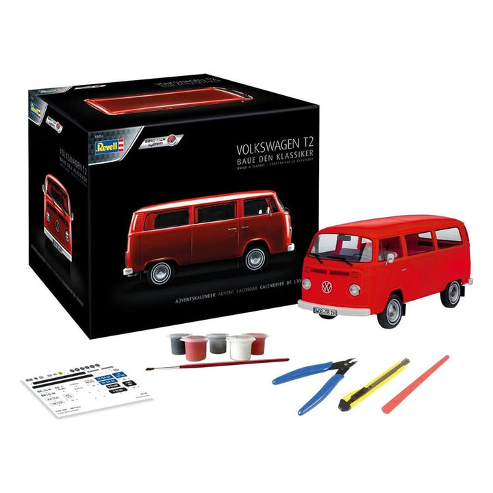 Volkswagen T2 Bus Advent Calendar 1 24 Model Kit Classic Van Build