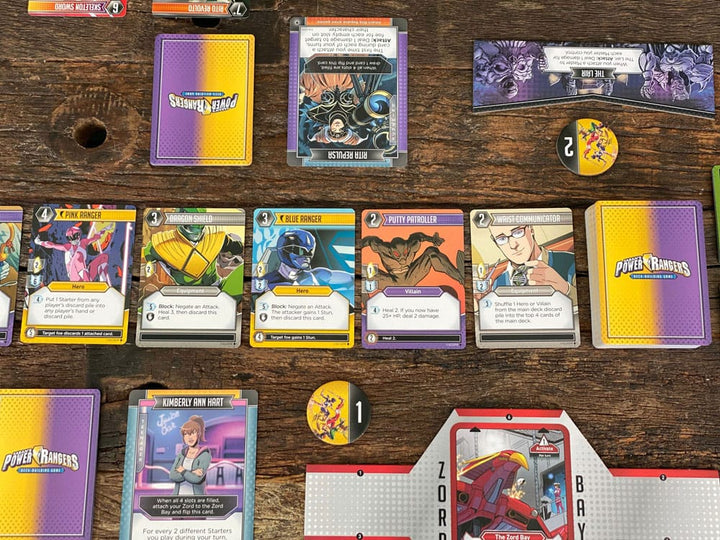 Power Rangers Card Game Deck-Building English Version