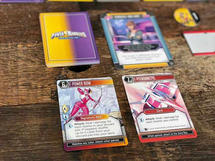 Power Rangers Card Game Deck-Building English Version