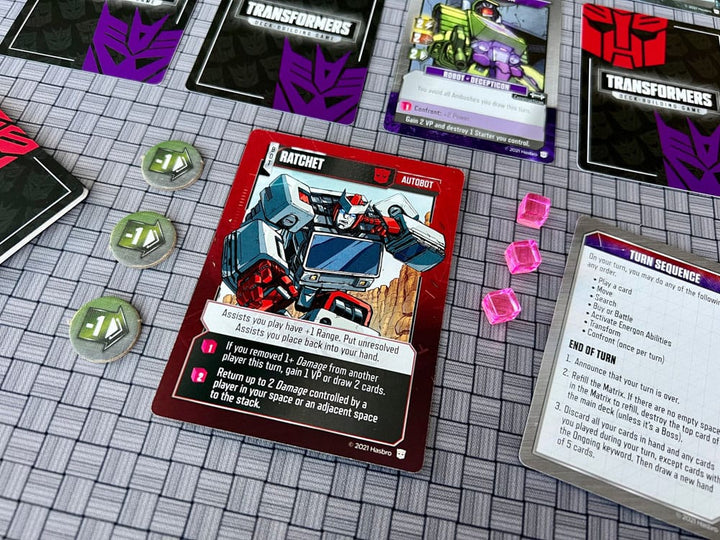 Transformers Card Game Deck Building English Version