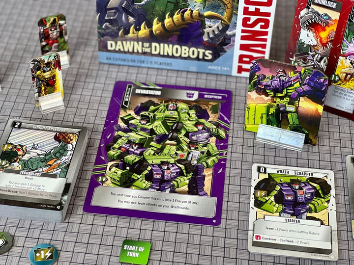 Transformers Card Game Deck Building Dawn of the Dinobots Expansion English Version