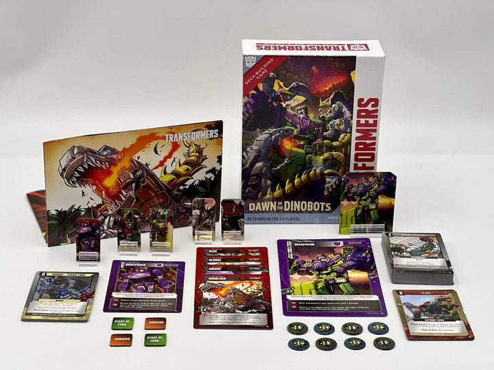 Transformers Card Game Deck Building Dawn of the Dinobots Expansion English Version