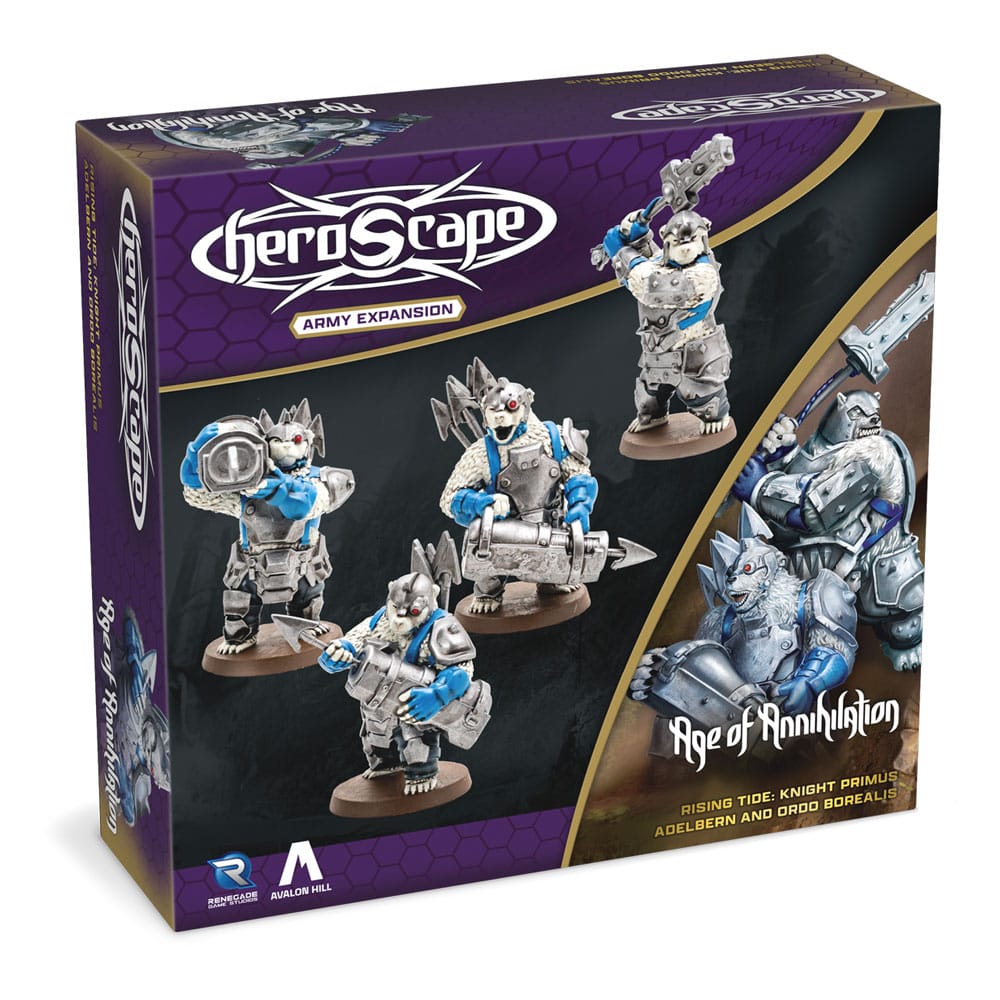 Heroscape Knight Primus Adelbern Ordo Borealis Rising Tide Expansion English Version