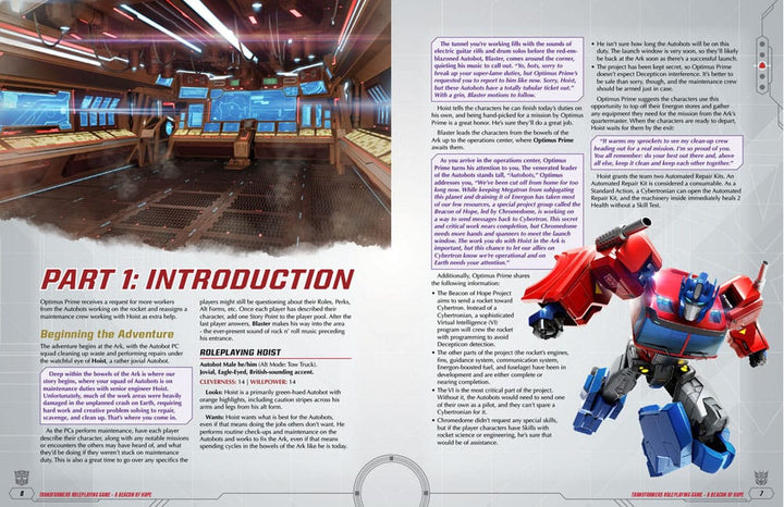 Transformers A Beacon of Hope Adventure Transformers RPG GM Screen English Version