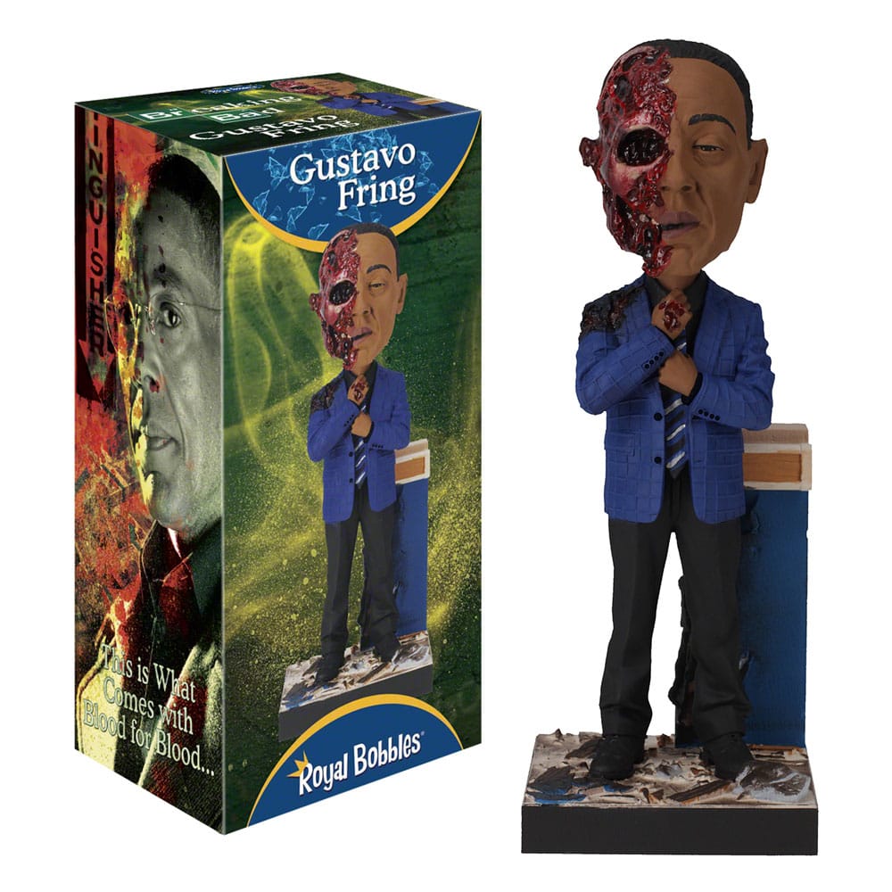 Breaking Bad Gus Fring (Face Off) Breaking Bad Bobblehead Figure (20 cm)