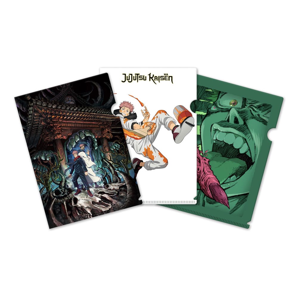 Jujutsu Kaisen Itadori Sukuna Clearfile 3 Piece Set Anime