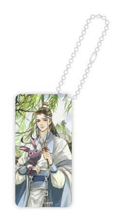 Grandmaster of Demonic Cultivation Summer Season Lan Wangji Acrylic Domino Keychain 6cm