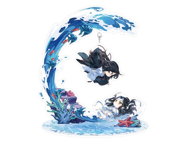 Grandmaster of Demonic Cultivation Wei Wuxian Lan Wangji Zhao Xi Chi Ver Acrylic Diorama 18cm