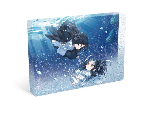 Grandmaster of Demonic Cultivation Wei Wuxian Lan Wangji Zhao Xi Chi Ver Acryl Block with Glitter 14 x 10cm