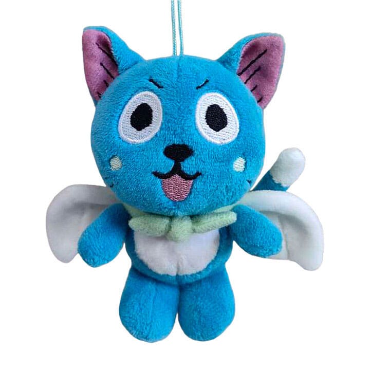 Fairy Tail Happy Plush Figure Keychain 10cm