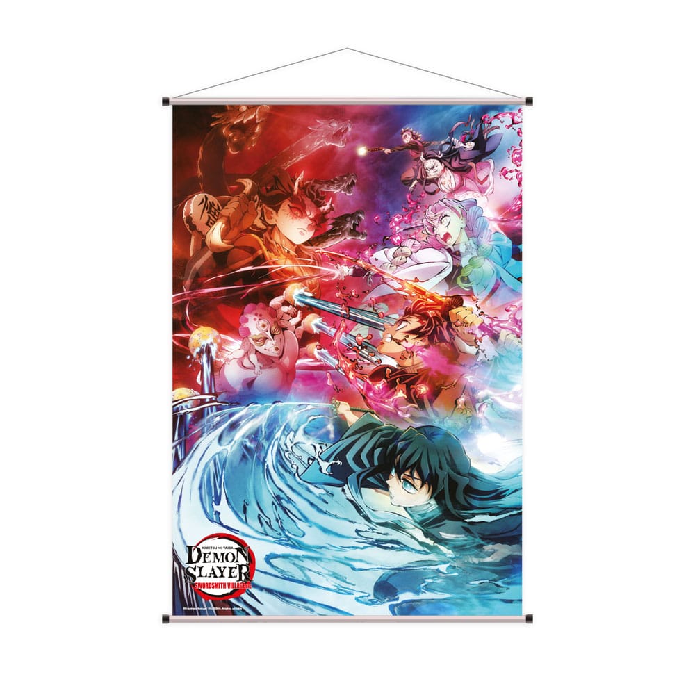 Demon Slayer Swordsmith Village Arc Ver B Wallscroll 60 x 90cm