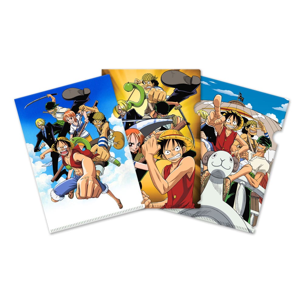 One Piece Classic Adventures Clearfile 3 Set