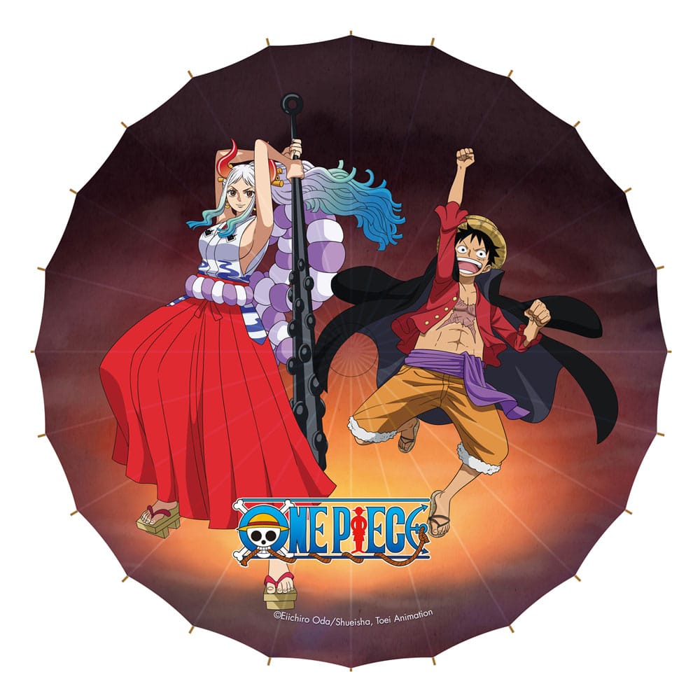 One Piece Monkey D Luffy Yamato Paper Parasol