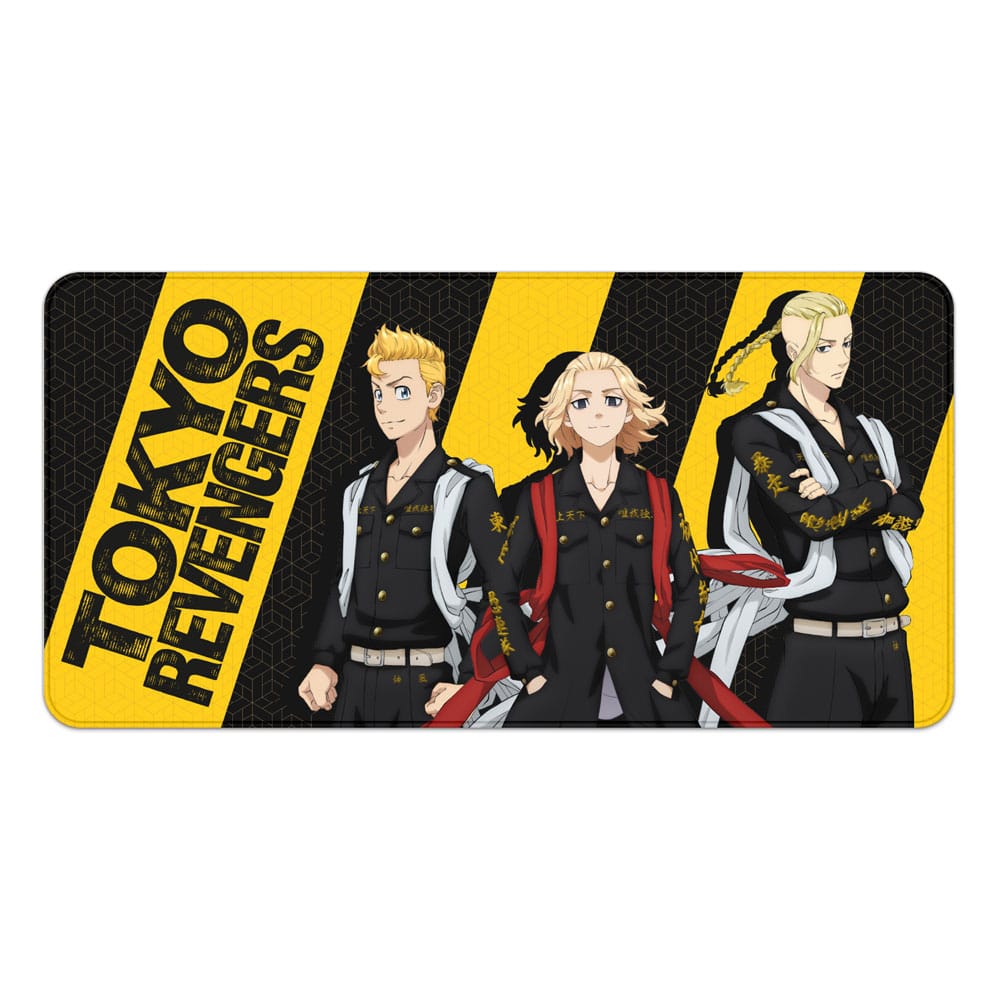 Tokyo Revengers XXL Mousepad Featuring Takemichi Mikey and Draken