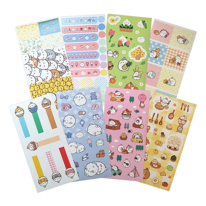 Molang Happy Days Sticker Pack (8-Pack)