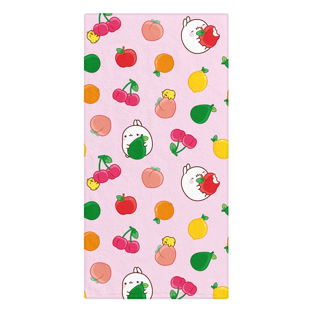 Molang Microfibre Polyester Fruits 150 x 75 cm Towel