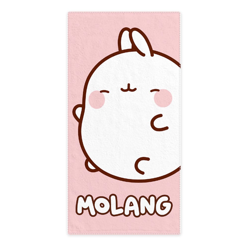 Molang Microfibre Polyester Pink 150 x 75 cm Towel