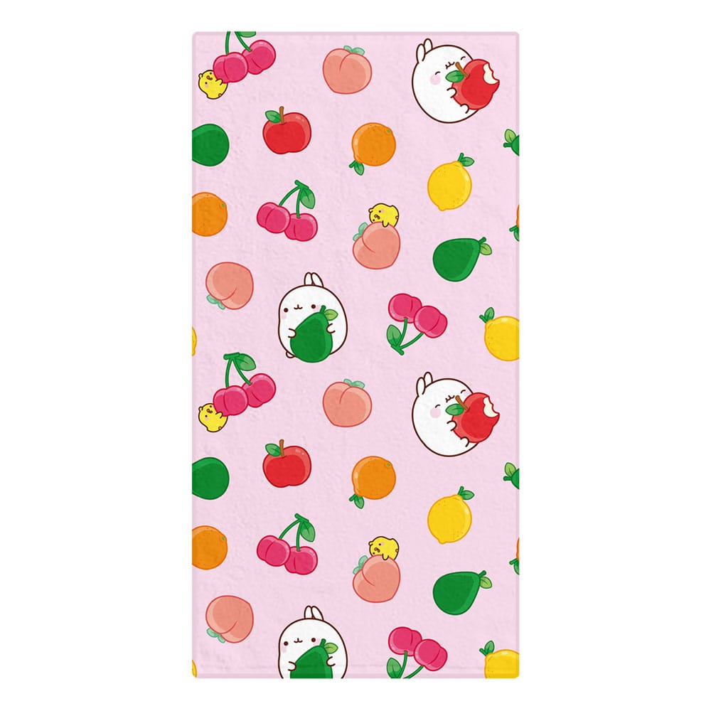 Molang Microfibre Polyester Fruits 35 x 75 cm Towel