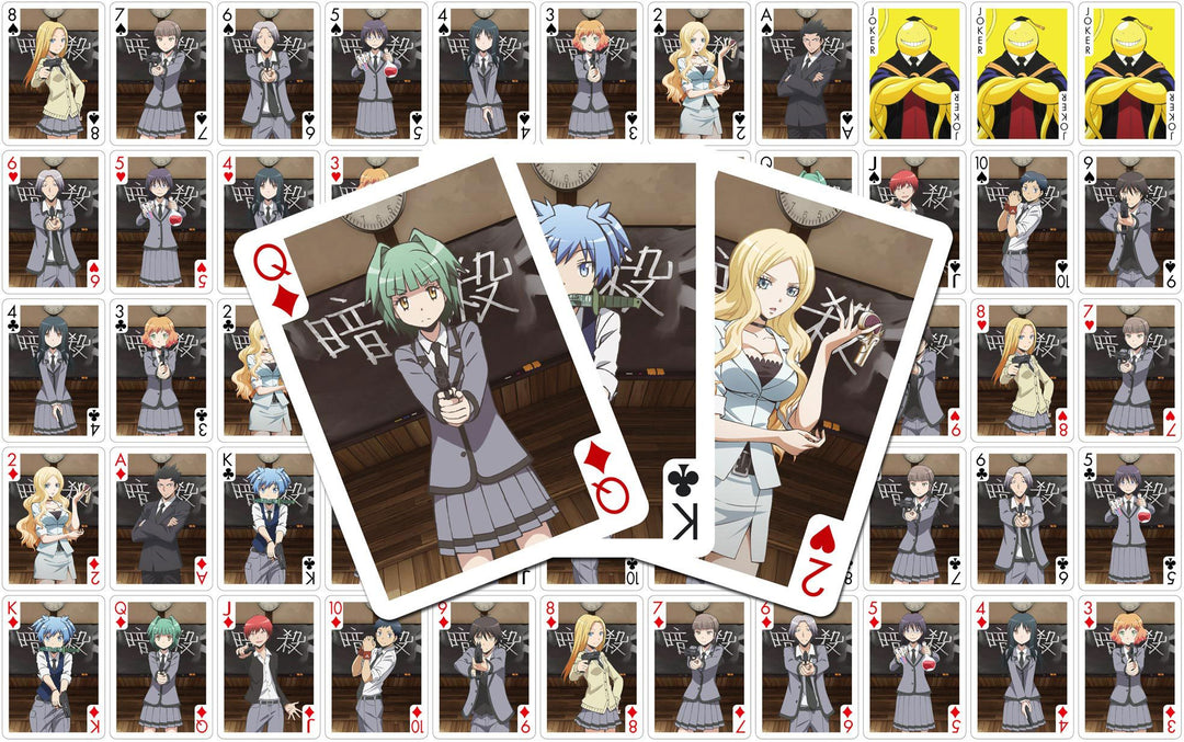 Assassination Classroom Character Deck Playing Cards