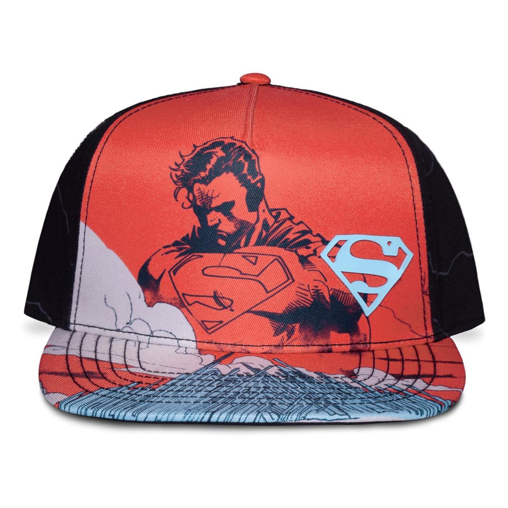 DC Comics Superman Red Snapback Cap