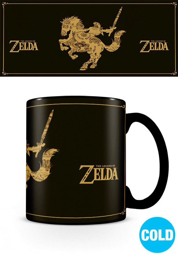 Legend of Zelda Map Heat Change Mug