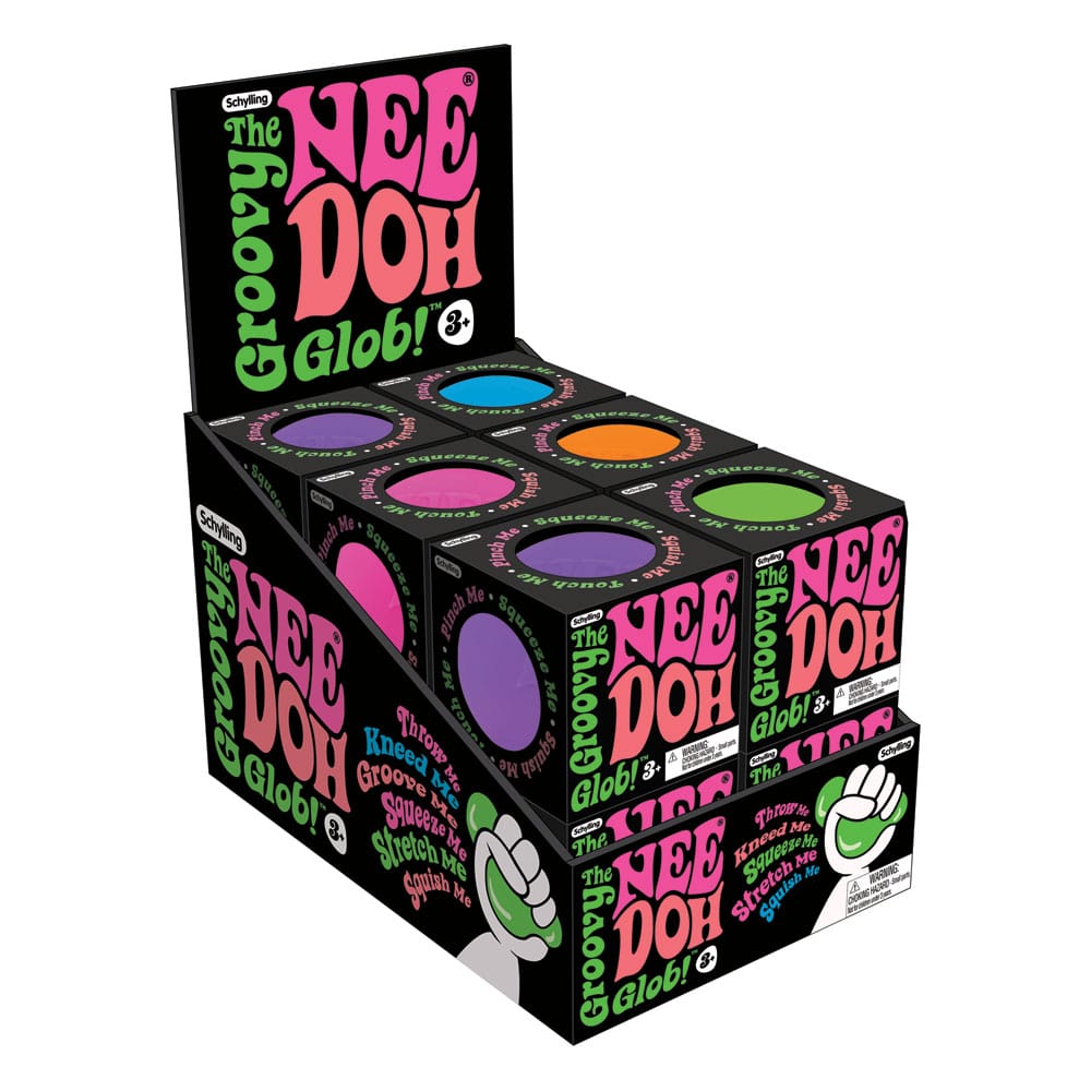 NeeDoh Classic NeeDoohs Squeeze Balls 6 cm Display 12