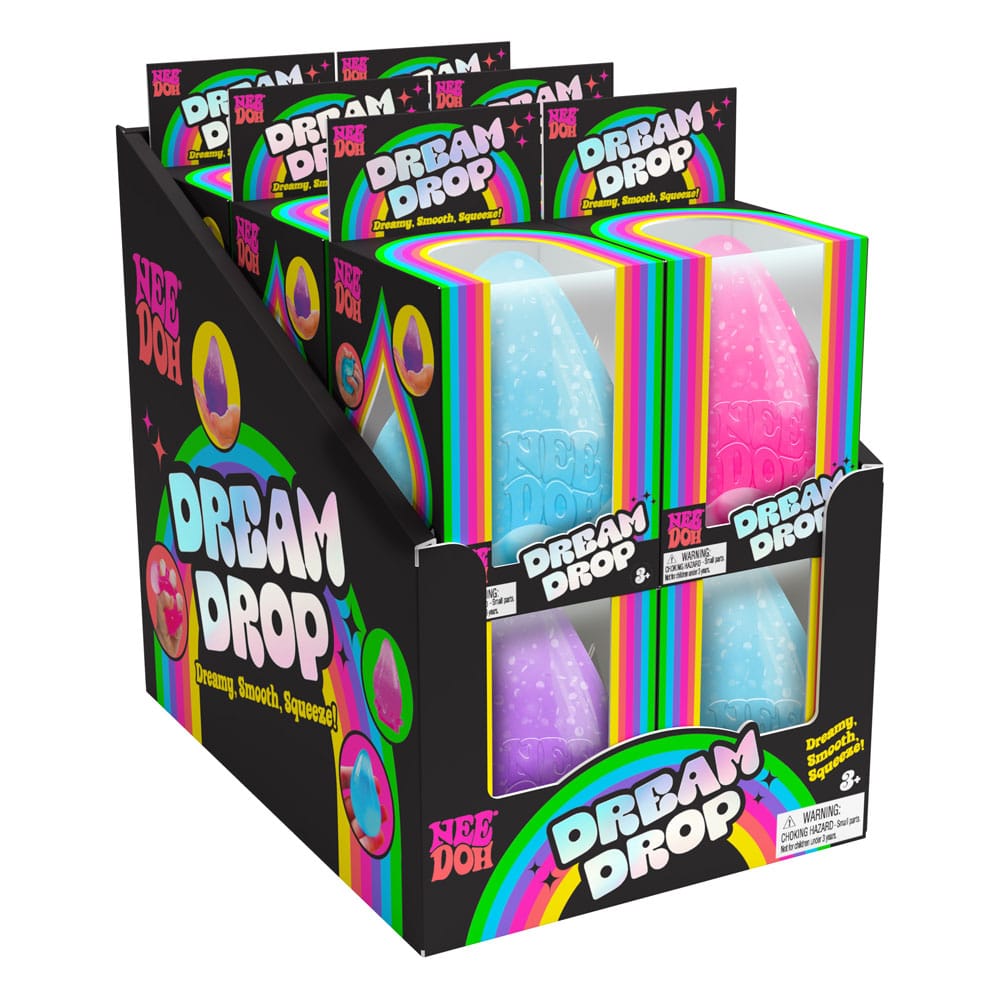 NeeDoh Dream Drop Squeeze Balls 8 cm Display 12