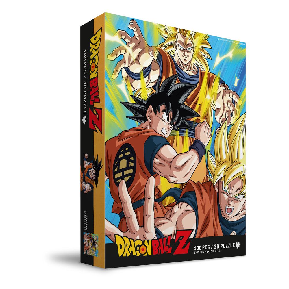 Dragon Ball Z Puzzle Goku Saiyan 3D Effect 100 Pieces